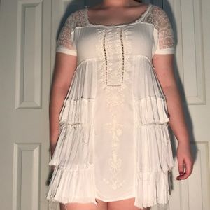 White free people dress